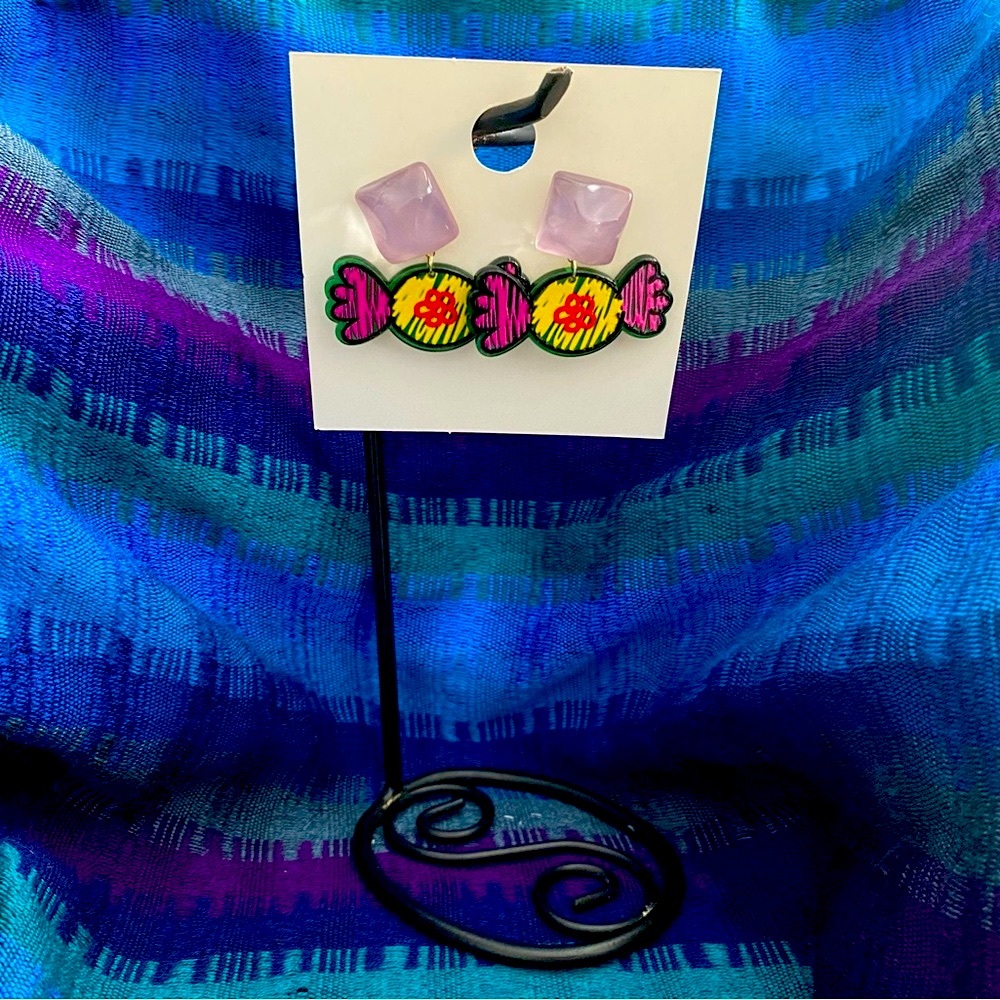 Candy earrings, multicolored!